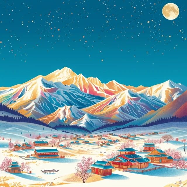 新疆昭蘇恰西四季風光:從綠意盎然到冰雪世界的美景探索之旅