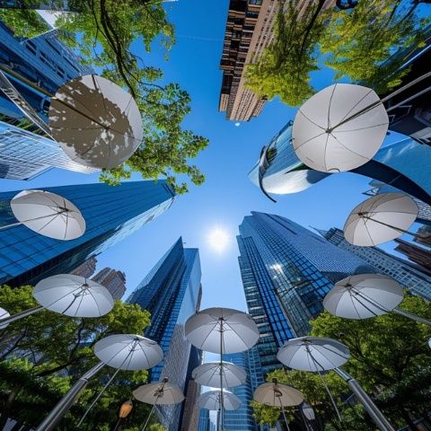 午餐時節，游蕩在外灘
