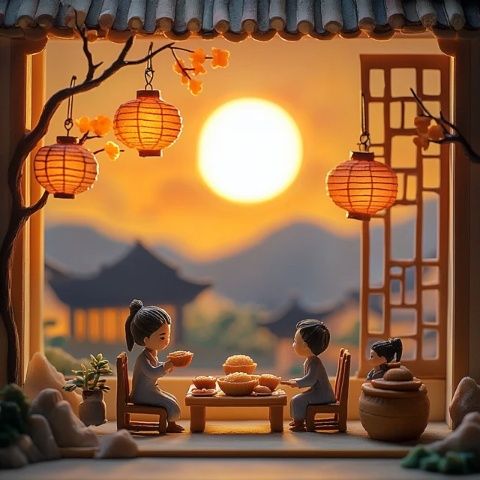 金延安度假區中秋獻禮，傳承文化舉辦拜月古風活動