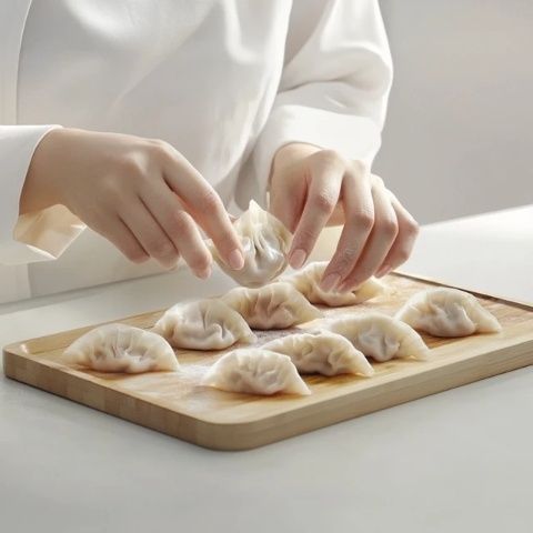 武岡姐妹私房手工水餃純手工操作美味看得見
