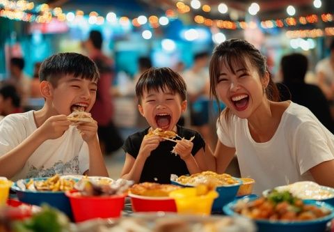 廈門(mén)街頭小吃之旅:體驗(yàn)廣東腸粉和香菇雞肉粥的魅力