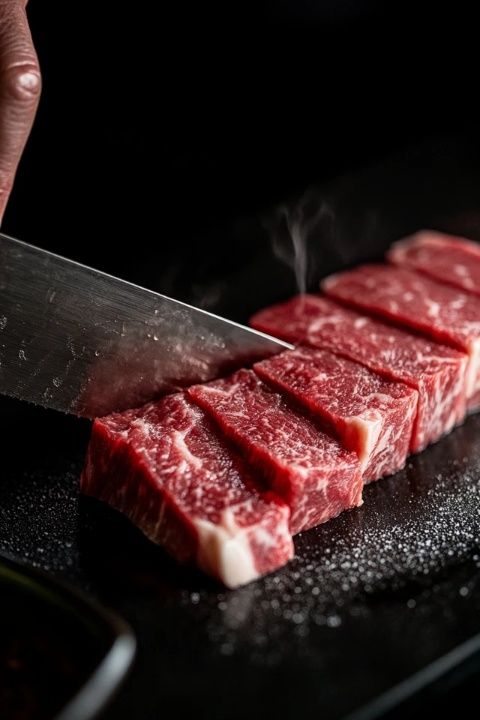 水晶牛肉佳肴:兩路口臻選牛排片,透亮誘人嘗美味