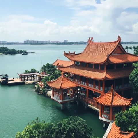 海南最值得去的景點--如詩如畫棋子灣