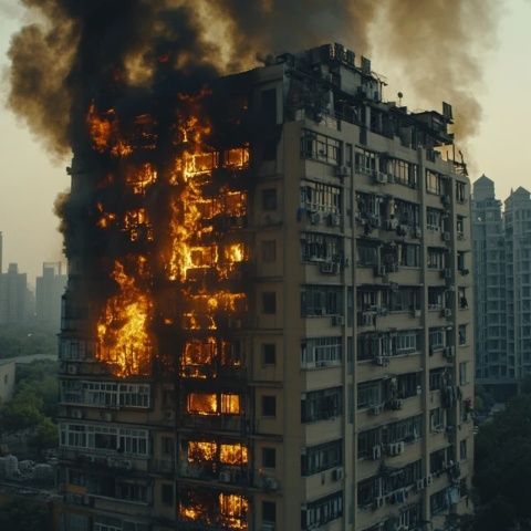 溫州大學(xué)城南柳小吃街發(fā)生火災(zāi)