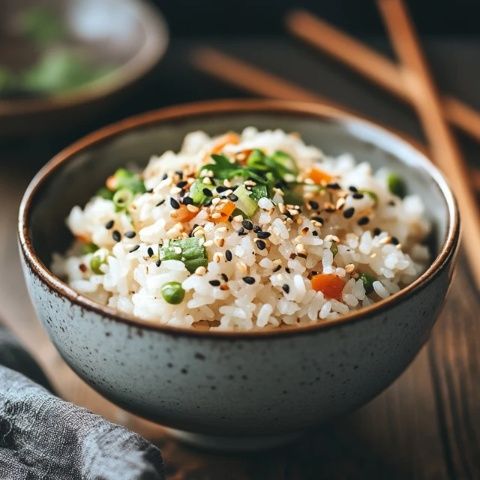 咸口味糯米香香飯:糯米軟糯、咸菜鮮香的完美組合