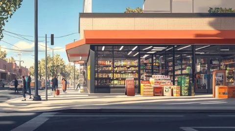 前一個月,我家小區門口新開了一家某縣小吃店