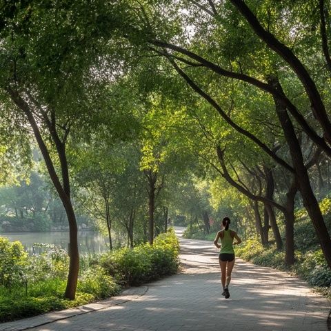漫步泰達公園,邂逅美好風景