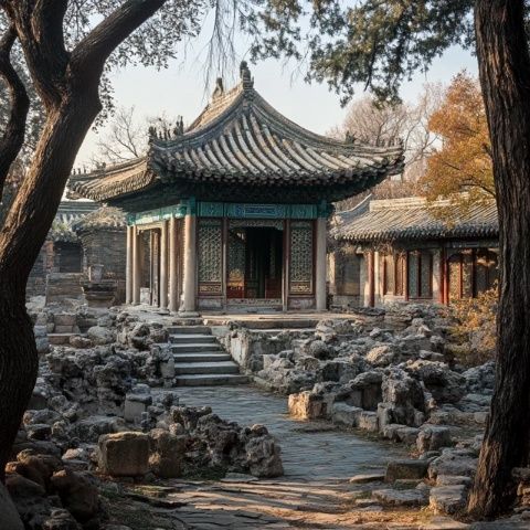 冬季天壇公園小松鼠探秘之旅