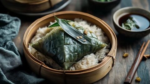 汕頭平哥匠心打造鮑魚(yú)粽：糯米香濃，五頭鮑魚(yú)鮮美半斤裝