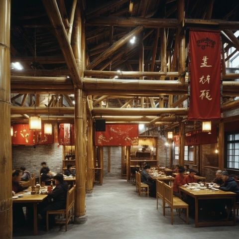 五緣灣天虹購物中心二樓:積木主題餐廳與鄰近的積木教育體驗館