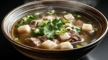 羊肉泡饃是中國陜西省，尤其是西安市的傳統名吃