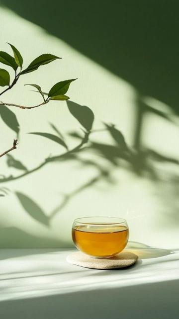 春日品茶，品味生機，香茗映翠色。