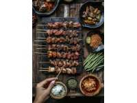 成都串串店：多種牛肉串任你選