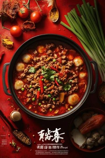 家常味美肉末砂鍋粉