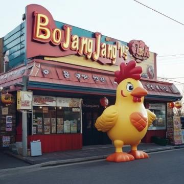市集中雞爪店老板巧思宣傳吸引顧客注意