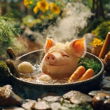 東北菜館必推:萌版“小豬蓋被