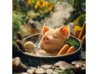 東北菜館必推：萌版“小豬蓋被