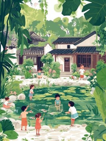 珠海斗門大赤坎村夏日玩水摘荔枝嘗非遺叉燒排骨