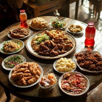 與西雙版納侄兒侄女共度南糯山野餐時光：紅燒肉與老撾啤酒的邂逅