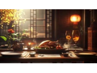 秋意漸濃的瞬間吃在中國老北京烤鴨、門釘肉餅、鐺炮牛肉；