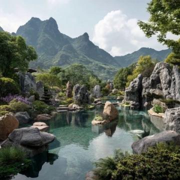 江蘇徐州彭祖園：4A級景區，東臨云龍山，南靠泉山，環境優美