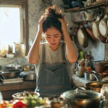 每日廚房忙碌:從早到晚的做飯與洗涮循環(huán)生活