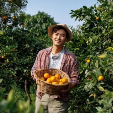 廣西大學(xué)生李帥入贅桂林,種植甜脆柿子,日賺500多元