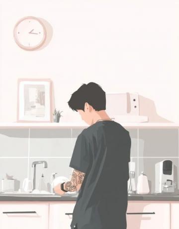 每日廚房忙碌:從早到晚的做飯與洗涮循環(huán)生活