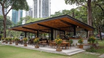 
都市露營餐廳：原木綠意中感受野趣美食之旅
