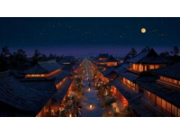 襄陽夜色下的古城秘韻
