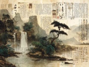 清朝名詩過窯頭石刻三十三村冠尋源望古榕土風多酒肆民業半茶農…康熙歲貢