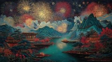 中緬邊城:煙花綻放的異域夢境