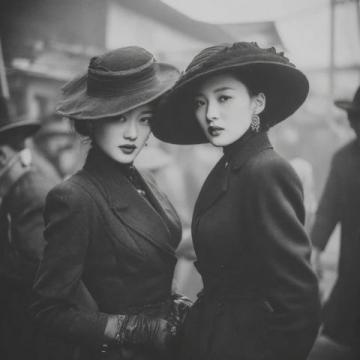 這是1945年11月份的一組珍貴老照片,拍攝于重慶路邊的一家小吃店