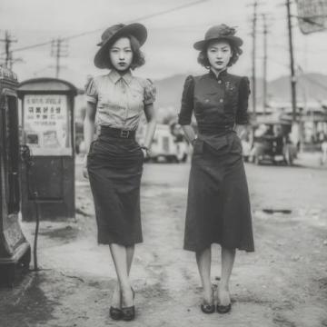 這是1945年11月份的一組珍貴老照片,拍攝于重慶路邊的一家小吃店