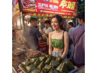 酒泉城區熱鬧夜色 燒烤美食節效果有限
