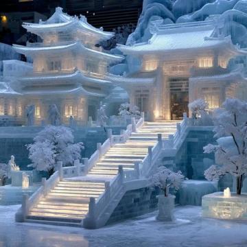 哈爾濱冰雪大世界將成為亞洲最大的冰雪主題公園,總面積達(dá)100萬平方米
