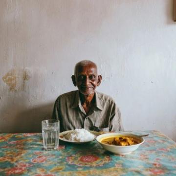70歲老人深情做飯 美味讓人感動