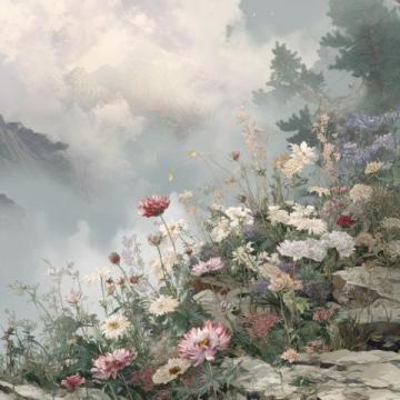 貴定金海雪山花開如畫。