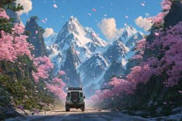 貴定金海雪山花開如畫。