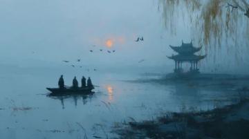 黎明六點,微光悄然灑落順峰山公園的青云湖畔,湖水仿若被喚醒的精靈,泛起粼粼波光
