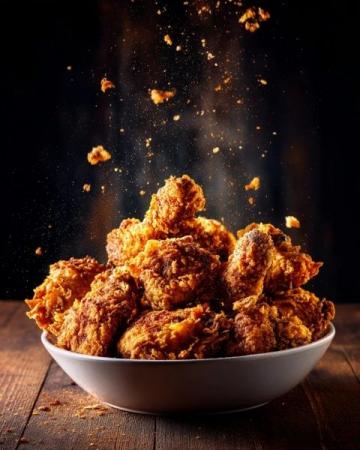 香酥炸雞翅外酥里嫩，一口咬下滿滿的幸福感！