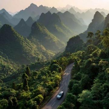 夕陽下的匆匆一瞥：廣西靖西鵝泉景區(qū)之旅