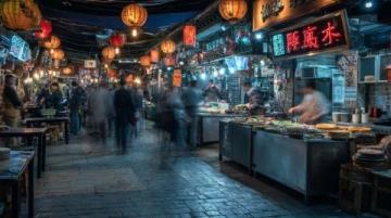 南昌大士院美食街的周六休閑之旅