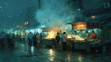 溧陽(yáng)的美味,新街夜市