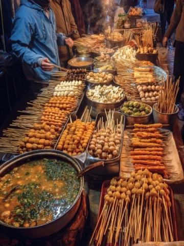 溧陽(yáng)的美味,新街夜市