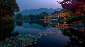 桃花湖度假水域風(fēng)光,風(fēng)格文案任你挑選