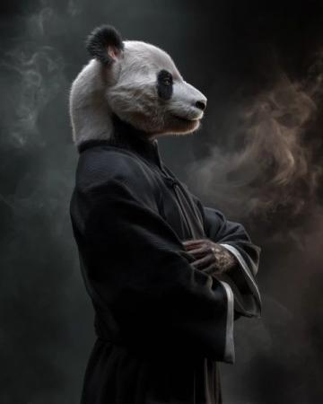 當尚雯婕與姐妹們饒有趣味地展開關于大熊貓的討論時，只有何潔沒有搭話