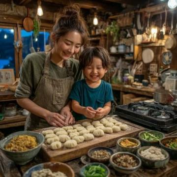 青島周末美食時光：兒子下廚土豆泥蓋飯和蒸海虹，美味滿滿一家歡聚