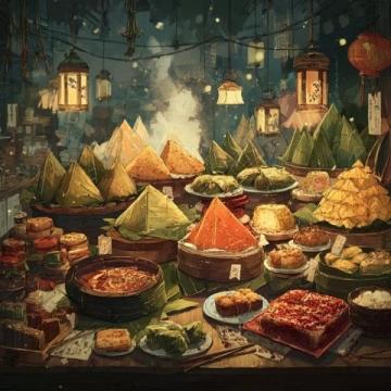賀州特色美食之牛腸酸、粉角、三角包、豆豉粉等小吃類美食;釀菜類美食;菜肴類美食;客家傳統飲品與配套小食類美食.