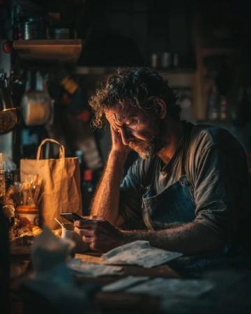 我每天都擔心如何解決下一頓飯的問題